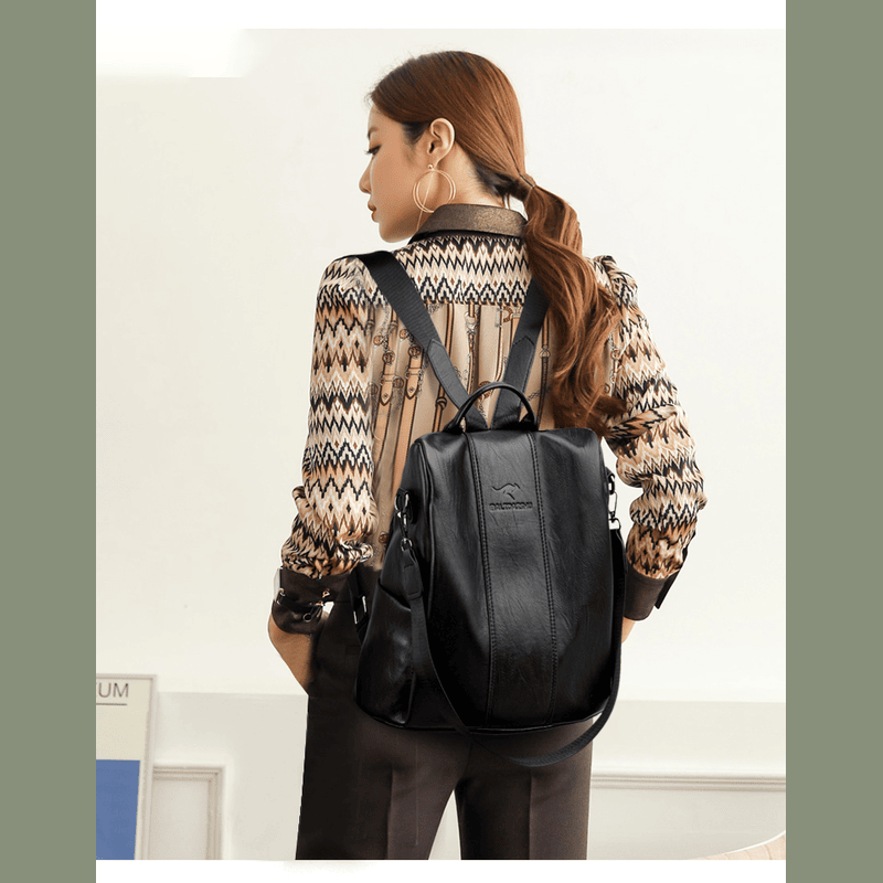 Celeste Royale - Soft Leather Fashion Backpack for Girls