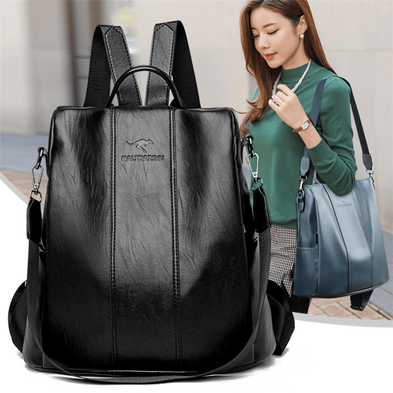 Celeste Royale - Soft Leather Fashion Backpack for Girls