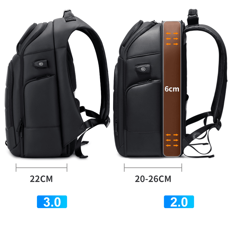 CityStride Waterproof Anti - Theft Backpack with USB Charging