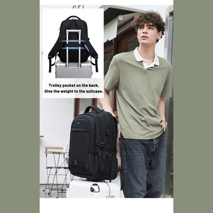 EliteVanguard - Men’s 17.3” Wear - Resistant Laptop Backpack