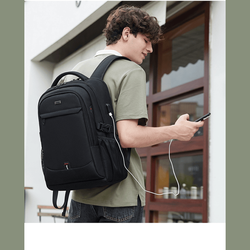 EliteVanguard - Men’s 17.3” Wear - Resistant Laptop Backpack