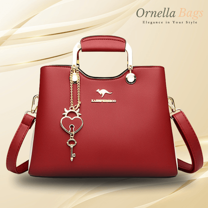 Giselle Signature - New Women’s Soft Leather Handbags, High Quality Ladies’ Crossbody, Famous Designer Casual Tote Bag