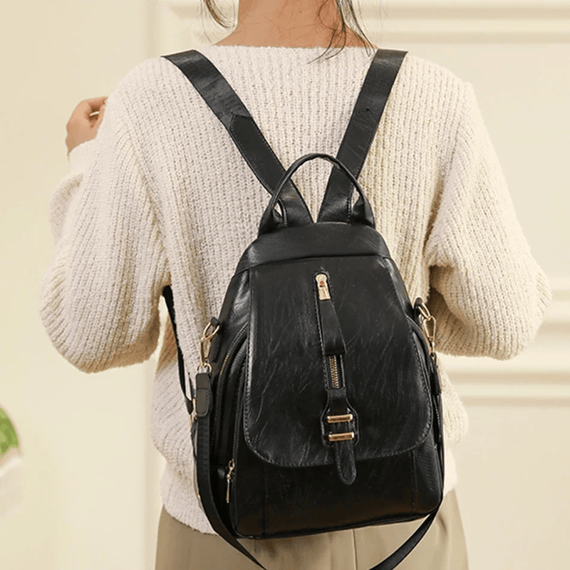 Lucienne Grace - Vintage Women’s Leather Travel Backpacks