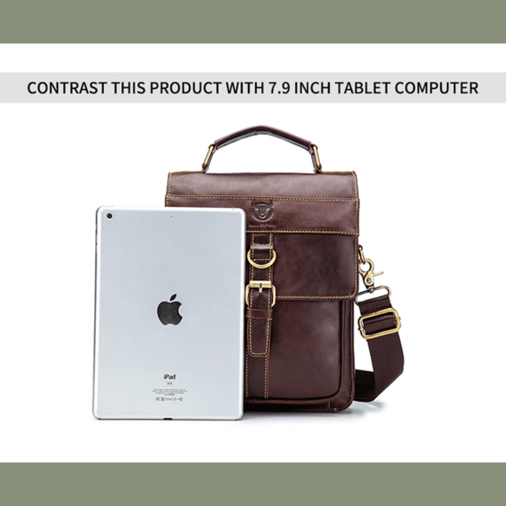 Marcus Prestige - Men’s Retro Leather Shoulder Bag