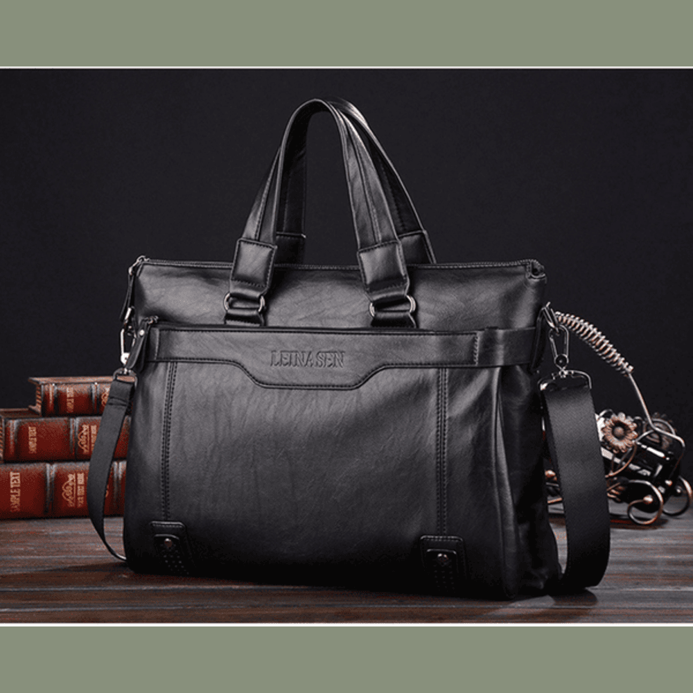 Oliver Sovereign - Men’s PU Leather Business Briefcase