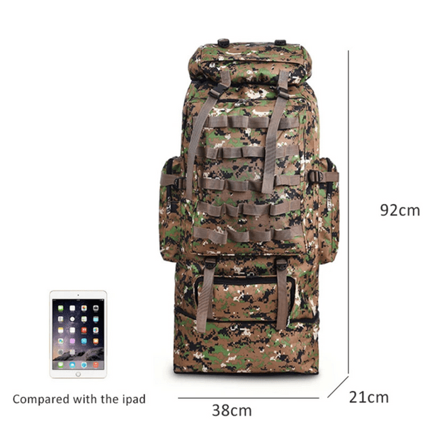 Overland 100L - Tactical Backpack for Camping and Hiking