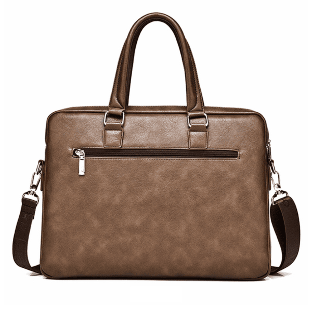 Patrick Imperium Men’s Leather Briefcase for 15 - Inch Laptop