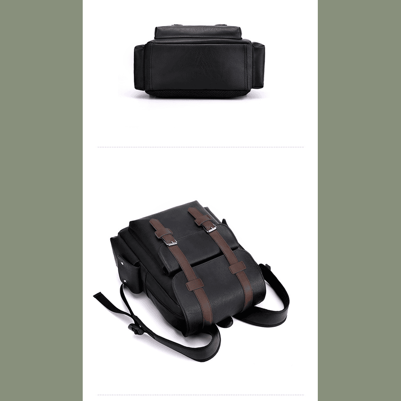 Premier Men - Fashion Luxury Waterproof PU Leather Backpack