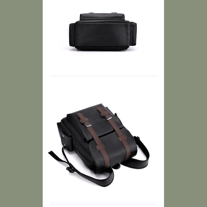 Premier Men - Fashion Luxury Waterproof PU Leather Backpack