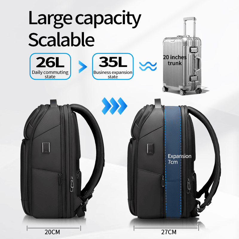 SkylineMaster - Business Backpack with USB Charging