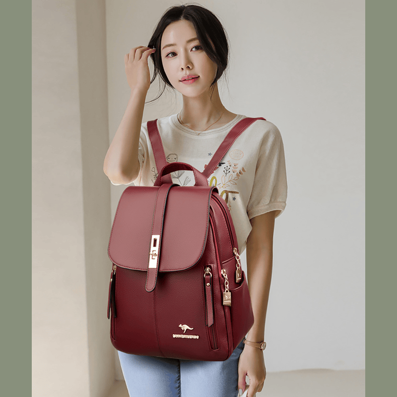 Sylvia Nouveau - Genuine Leather Women's Backpacks