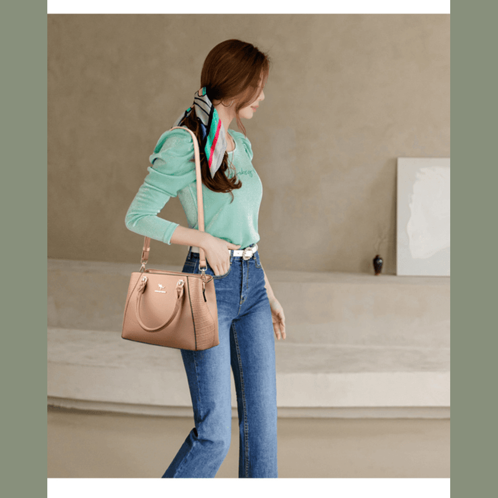 Talia Heritage - Luxury Designer Soft Leather Crossbody Bag