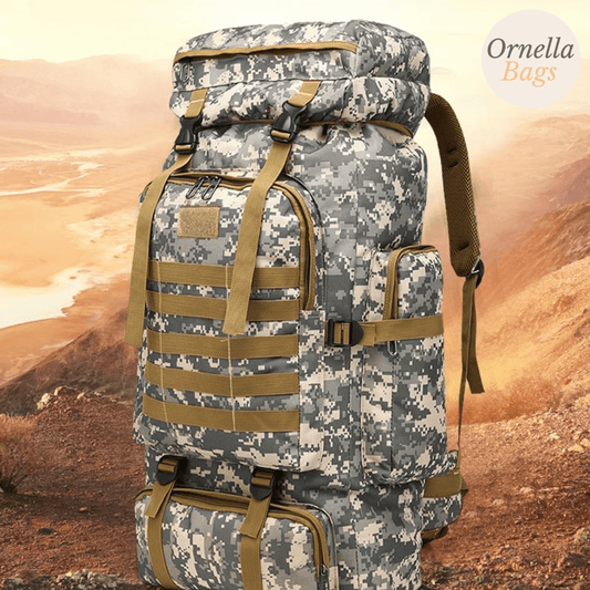 Men’s Military Tactical Backpack – Camouflage Multifunctional Travel Bag for Climbing, Hiking, and Outdoor Adventures