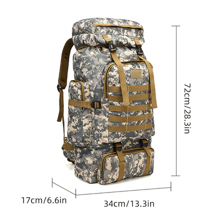 Titan70L Pro - Men’s Military Tactical Camouflage Backpack