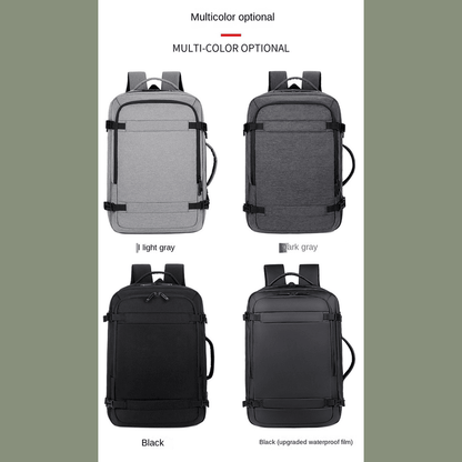 UrbanElite - 40L Expandable USB Travel Backpack