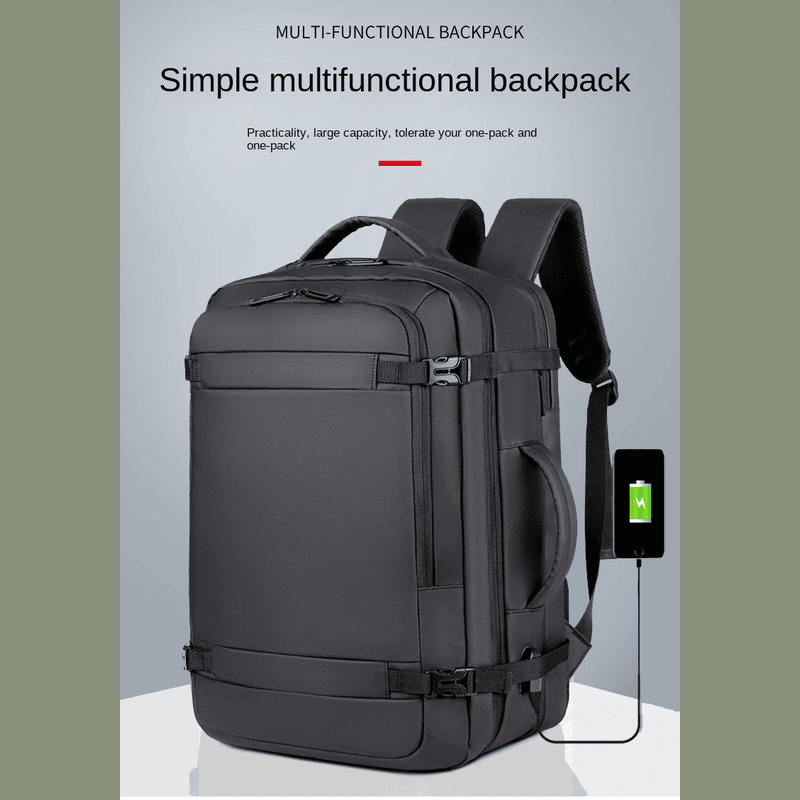 UrbanElite - 40L Expandable USB Travel Backpack