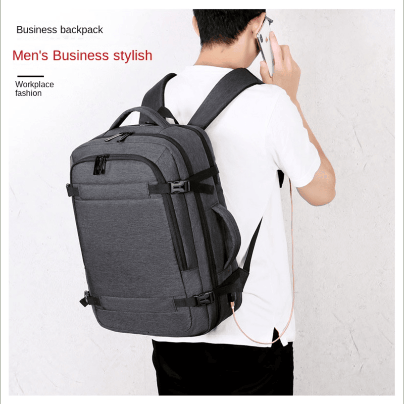 UrbanElite - 40L Expandable USB Travel Backpack