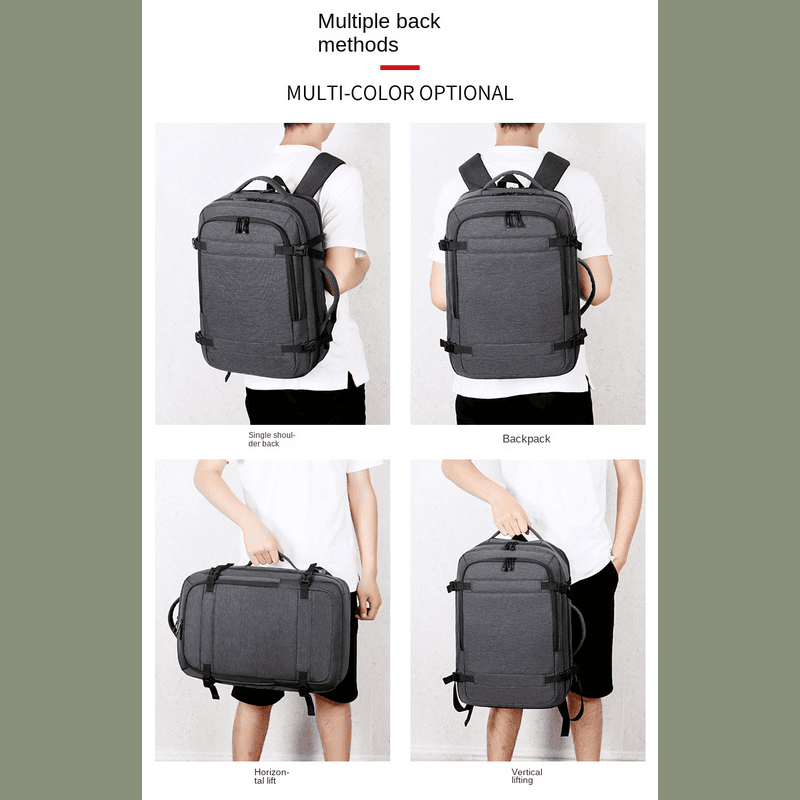 UrbanElite - 40L Expandable USB Travel Backpack