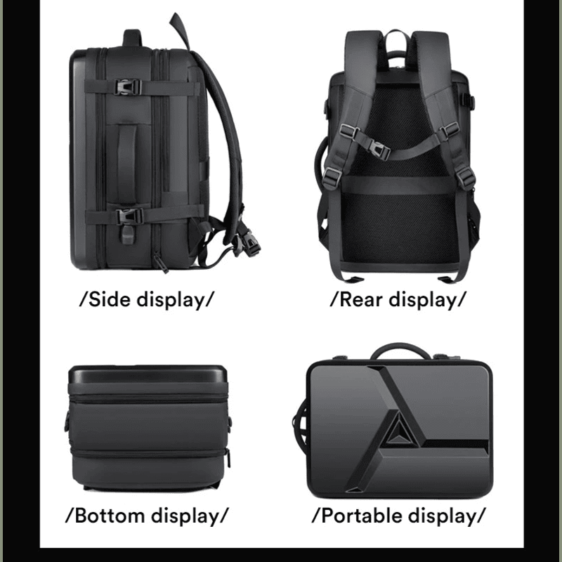 ZenithSafe - Men's Expandable Waterproof Laptop Backpack